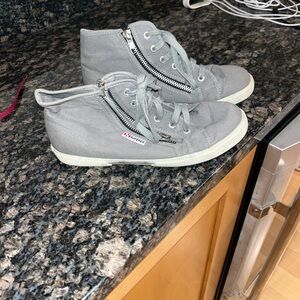 Superga Charcoal High-Top Sneakers